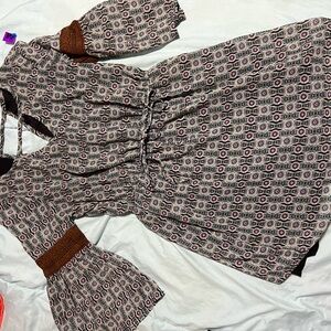 Stylish Kids Dress with Patterned Design